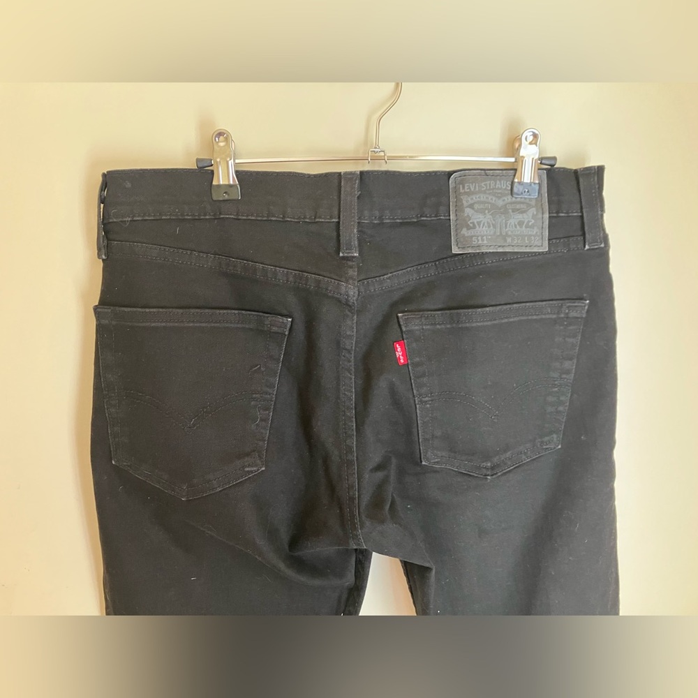 Men’s black Levi’s stretch 511 denim 32x32